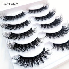 5 Pairs Mink Lashes Fluffy Cat Eye Lashes