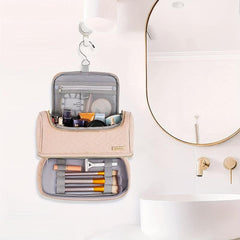 Large Hanging Toiletry Bag Double Space Travel Organizer