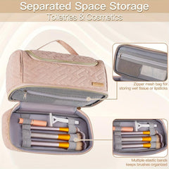 Large Hanging Toiletry Bag Double Space Travel Organizer