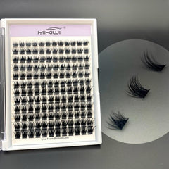 144pcs 9-16mm False Eyelashes Mix Segmented Lashes Extension DIY