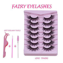 Faux Mink False Eyelashes Cat Eye Lashes 20mm