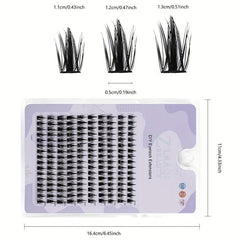 Individual Lashes 160 Cluster Lashes Little Devil Style False Eyelash