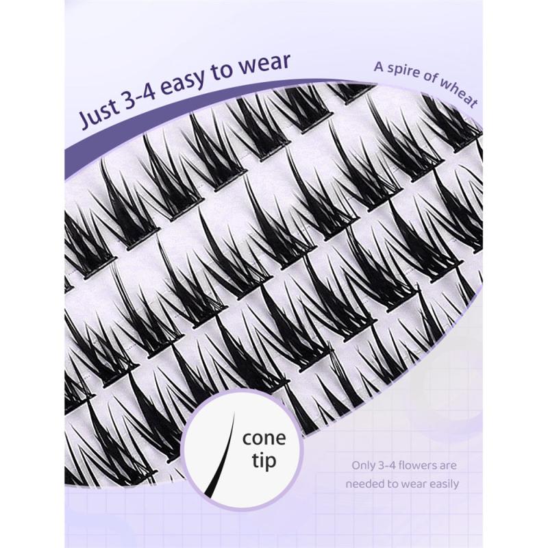 Individual Lashes 160 Cluster Lashes Little Devil Style False Eyelash