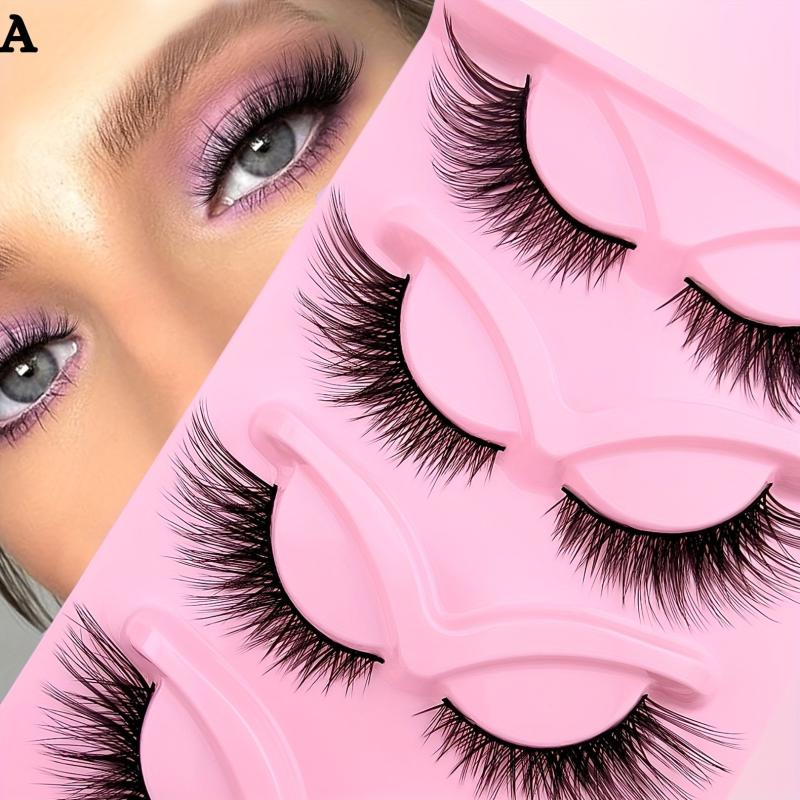 5 Pairs Cat Eye Lashes Eye End Lengthening Angel Wings Sexy All-match