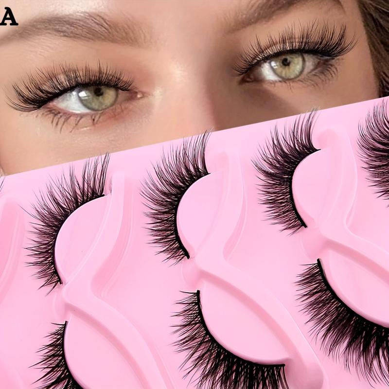 5 Pairs Cat Eye Lashes Eye End Lengthening Angel Wings Sexy All-match
