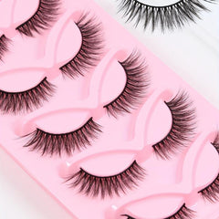 3D Thick False Eyelashes Cat Eye Fluffy Lashes C Curling Lashes