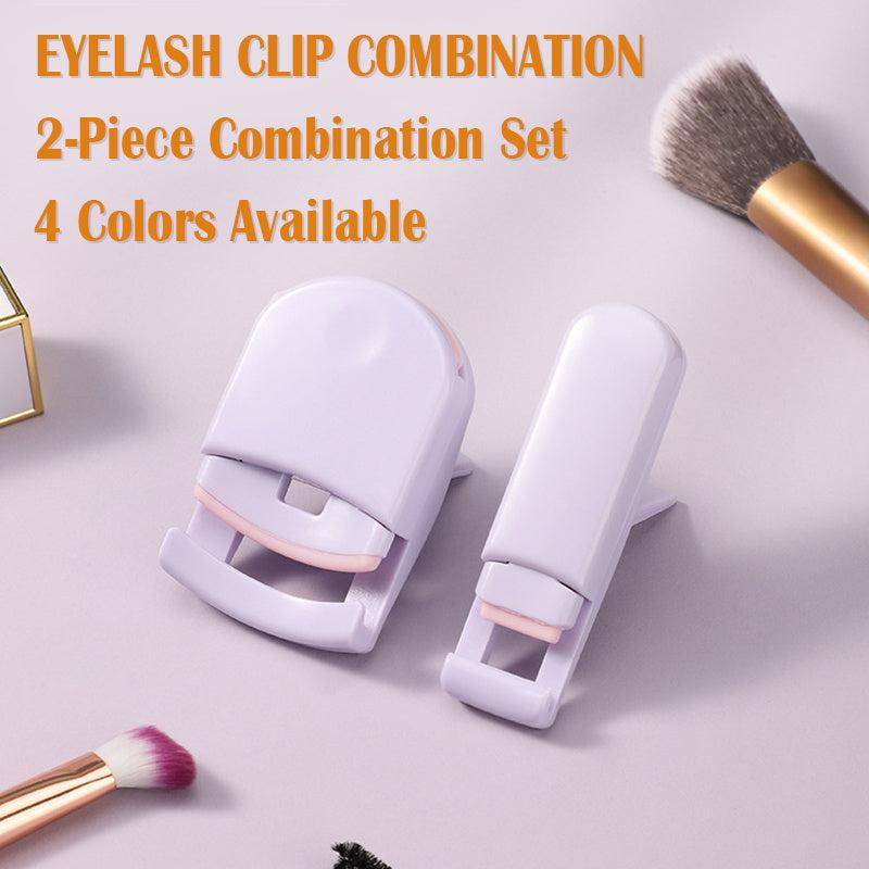 Portable Eyelash Curler & Clipper Combo Easy to Use & Travel Friendly