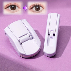 Portable Eyelash Curler & Clipper Combo Easy to Use & Travel Friendly