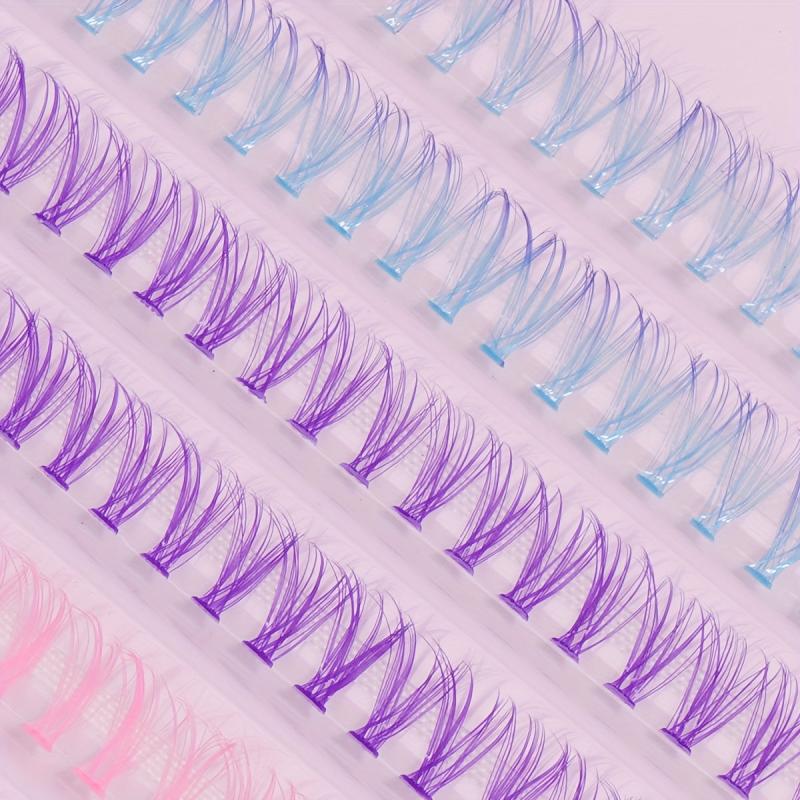 200pcs Cluster Lashes Fishtail Grafting Lashes Soft Faux Mink Eyelash Extension