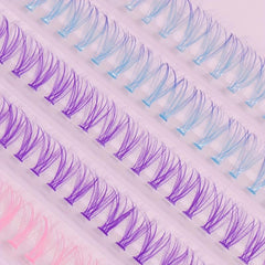 200pcs Cluster Lashes Fishtail Grafting Lashes Soft Faux Mink Eyelash Extension