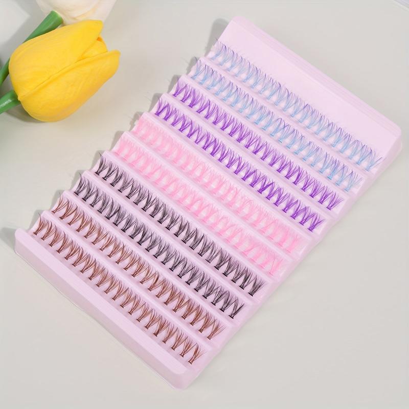 200pcs Cluster Lashes Fishtail Grafting Lashes Soft Faux Mink Eyelash Extension