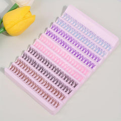 200pcs Cluster Lashes Fishtail Grafting Lashes Soft Faux Mink Eyelash Extension