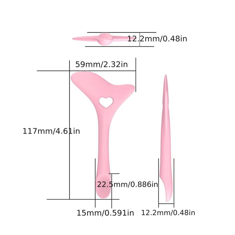 Silicone Eyeliner Stencils Wing Tips Lipstick Aid Makeup Tool
