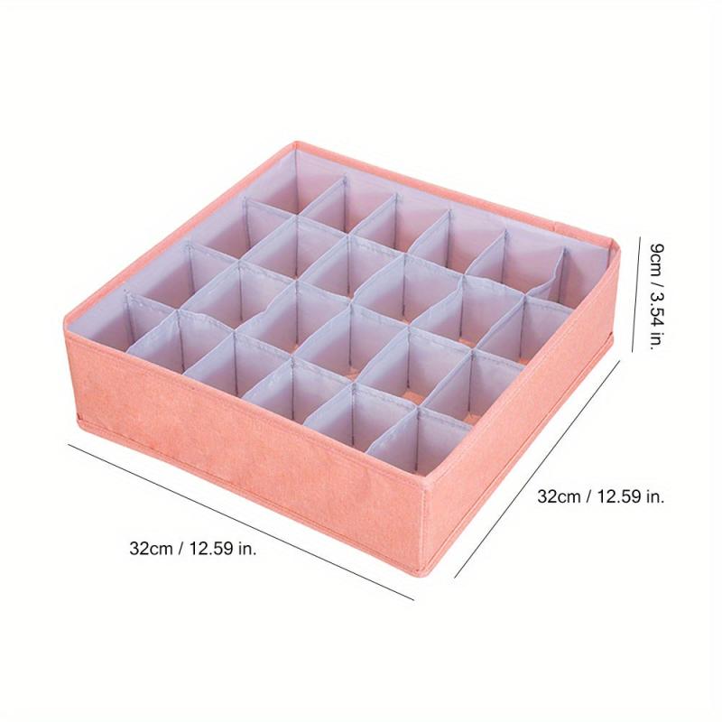 Folding Underwear & Sock Storage Box for Closet Organization