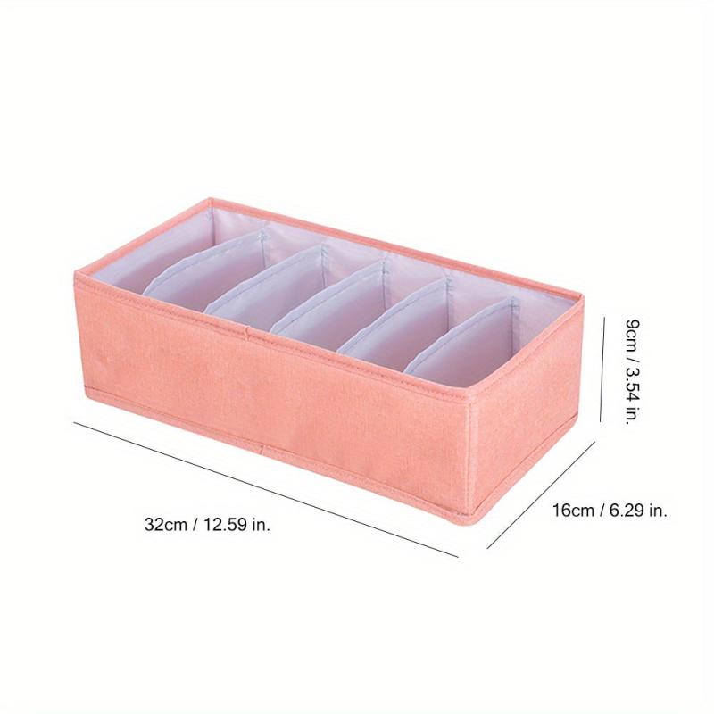Folding Underwear & Sock Storage Box for Closet Organization