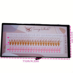 4 Boxes Colored Cluster Lashes Mix Individual Lashes Soft Lash Extension