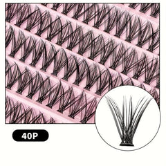 DIY D Curl Volume Individual Lashes 12mm 10 Rows 40p