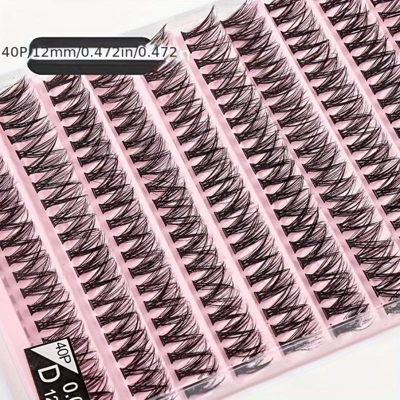 DIY D Curl Volume Individual Lashes 12mm 10 Rows 40p