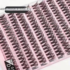 DIY D Curl Volume Individual Lashes 12mm 10 Rows 40p