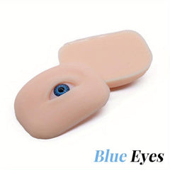 5D Silicone Eyelash Eyebrow Makeup Practice Board Bionic Skin