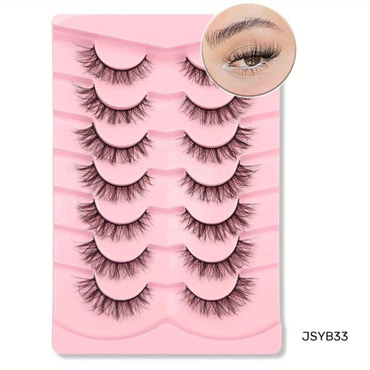 Fluffy Natural Eye Lashes 3D Strip Lashes