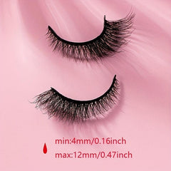 7 Pairs False Eyelashes Short & Long Fox Eye Lashes