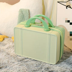 Vintage Portable Suitcase Makeup Box Storage Box Travel Box Makeup Box