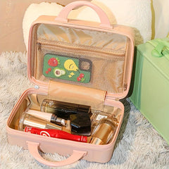 Vintage Portable Suitcase Makeup Box Storage Box Travel Box Makeup Box