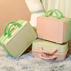 Vintage Portable Suitcase Makeup Box Storage Box Travel Box Makeup Box