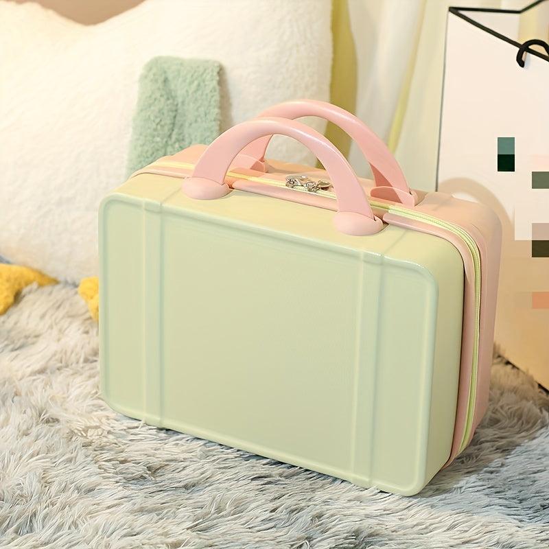 Vintage Portable Suitcase Makeup Box Storage Box Travel Box Makeup Box
