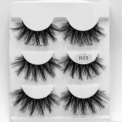 3D Crisscross Curling Long False Eyelashes Extension