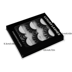 3D Crisscross Curling Long False Eyelashes Extension