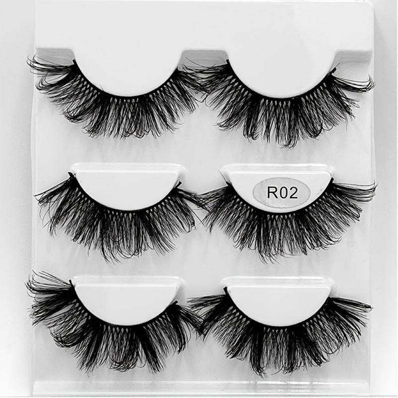 3D Crisscross Curling Long False Eyelashes Extension