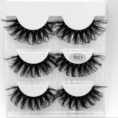 3D Crisscross Curling Long False Eyelashes Extension
