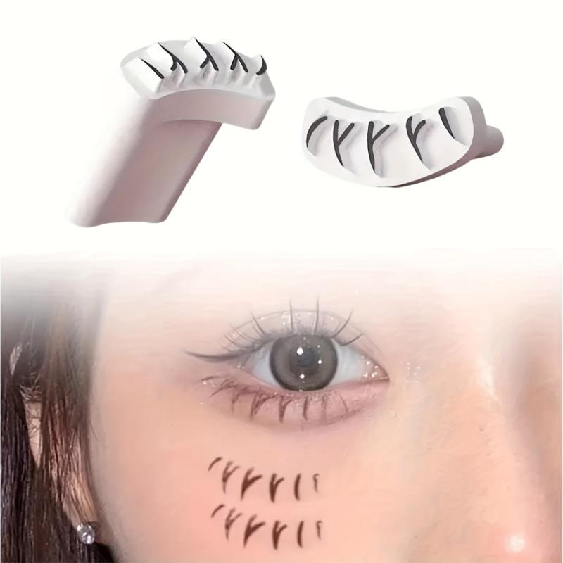 Lower Eyelash Stamp Christmas Halloween Eye Makeup Tool
