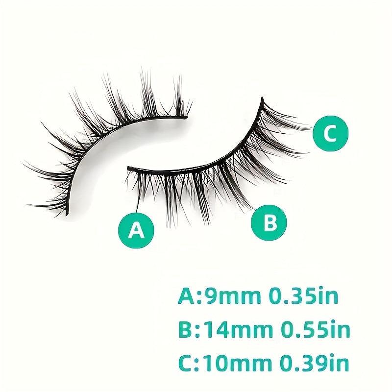 5 Pairs 3D Manga Lashes Faux Mink for Party Makeup