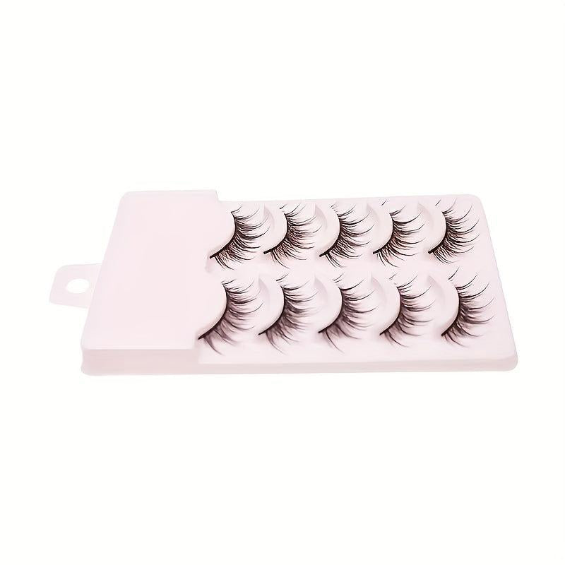 5 Pairs 3D Manga Lashes Faux Mink for Party Makeup