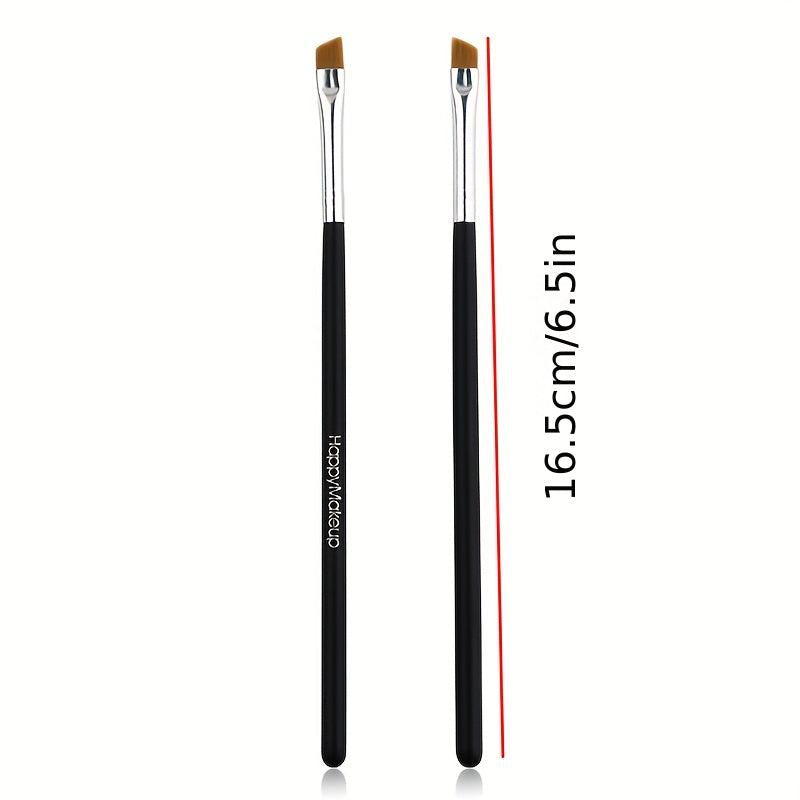 Angled Eyebrow Brush Soft Brush Wood Handle Brush Angled Eyeliner