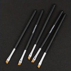 Angled Eyebrow Brush Soft Brush Wood Handle Brush Angled Eyeliner