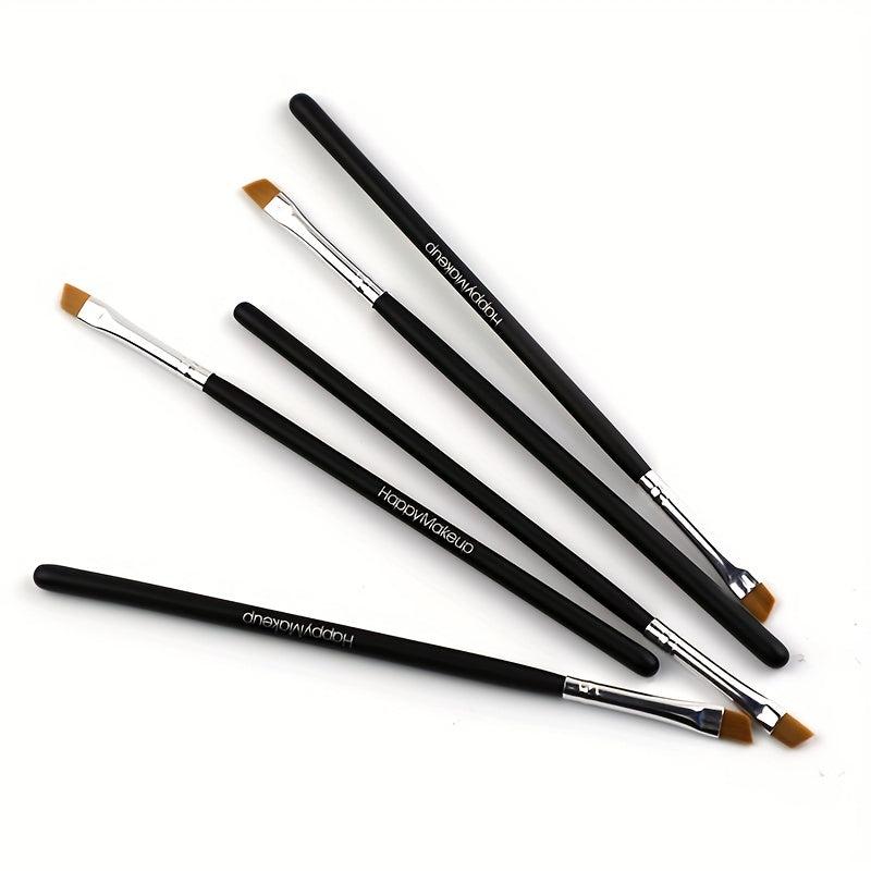 Angled Eyebrow Brush Soft Brush Wood Handle Brush Angled Eyeliner