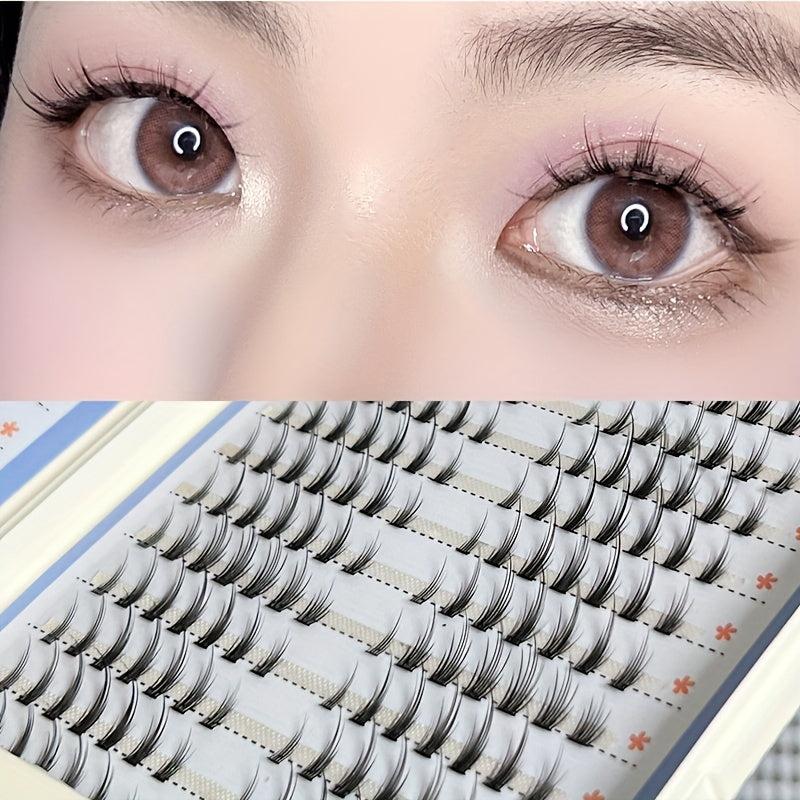 Segmented Curling False Eyelashes Lightweight Soft Makeup