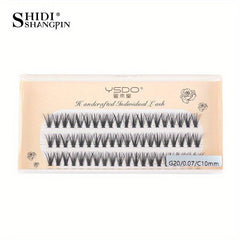 60 Clusters Lashes 8 12mm C Curling Natural Individual False Eyelashes