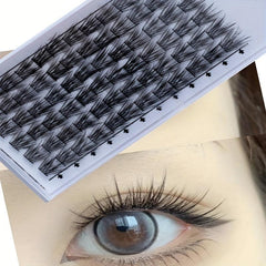 12 Rows DIY False Eyelashes Double Fishtail Eyelashes Extension Tool