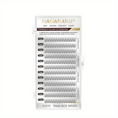 Soft Fishtail Cluster Eyelashes for DIY Individual Lashes Extension