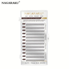 Soft Fishtail Cluster Eyelashes for DIY Individual Lashes Extension