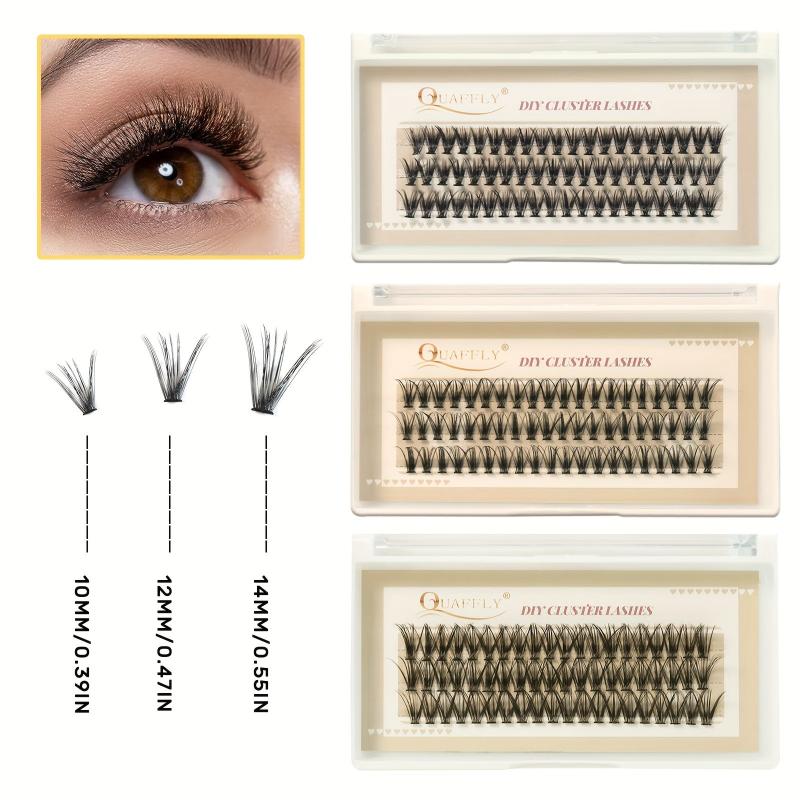 DIY Eyelash Extension Lash Clusters 60Pcs 30P C Curl 10 12 14mm Soft Comfortable