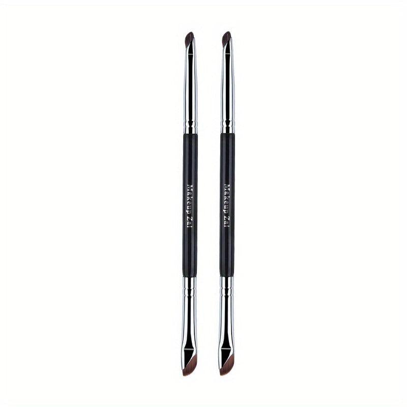 Double Head Sickle Eyeliner Brush Ultra Thin Precision Makeup Brush