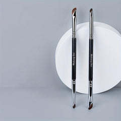 Double Head Sickle Eyeliner Brush Ultra Thin Precision Makeup Brush