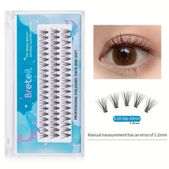 60 Thick & Curl Fishtail Individual False Eyelashes