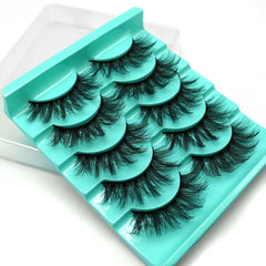 5 Pairs Thick Curling 17mm False Eyelashes